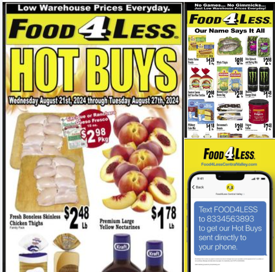 Food4LessCV's tweet image. HOT BUYS on Fresh Boneless Skinless Chicken Thighs! 

food4lesscentralvalley.com/hot-buys/

Get these Hot Buys and more directly to your phone by texting FOOD4LESS to 833-456-3893