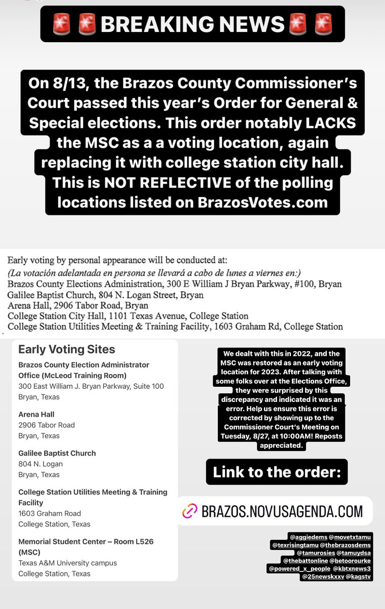 Texas Aggie Democrats tweet media