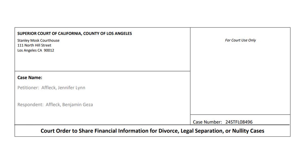 Parte de los documentos públicos de la demanda de divorcio de <a href="/JLo/">jlo</a>. Así termina su historia de amor con <a href="/BenAffleck/">Ben Affleck</a>, que parecía superar la trama de la mejor película romántica de #Hollywood.