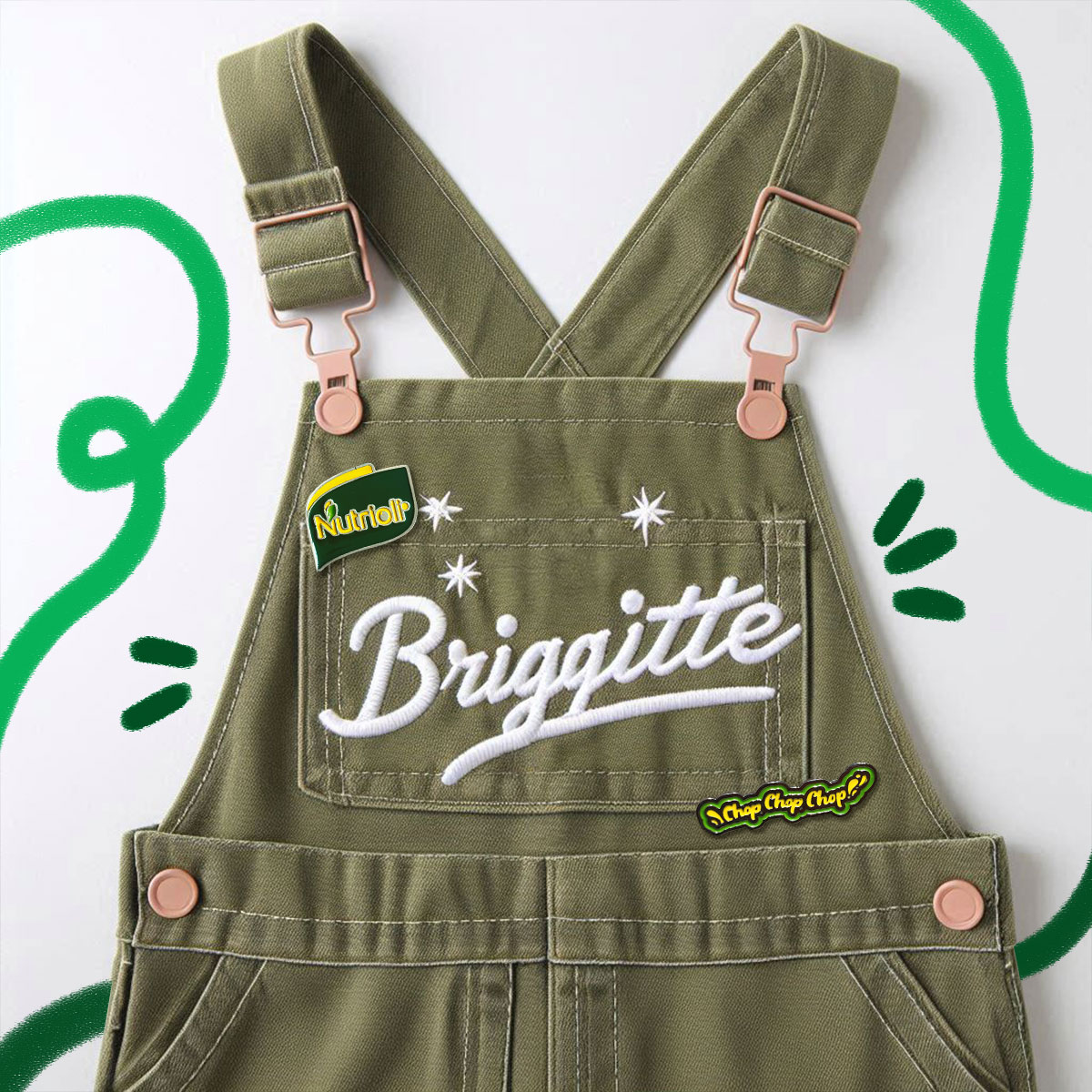 <a href="/005HTL/">★</a> ¡Claro, súper lució el overol! 🤩 Aquí afuera estará esperándola uno personalizado y con brillitos. 💚✨