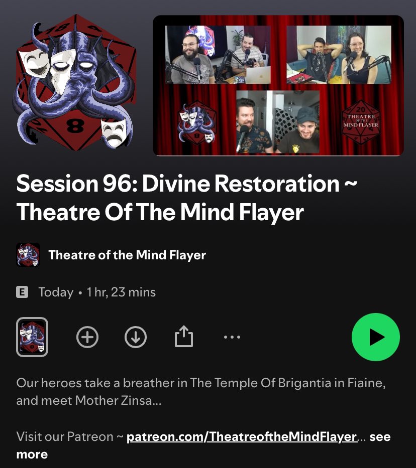 mindflayer_pod's tweet photo. The main campaign returns with episode 96! ~ The party arrives safely in Fiaine for some rest within the temple of Brigantia
.
.
#dndpodcast #dnd5e #posdcast #dndpodcast #actualplaypodcast #dungeonsanddragons #ttrpg #tabletoprpg #roleayinggame #actors #vancouveractors https://t.co/r4c78yUHQg