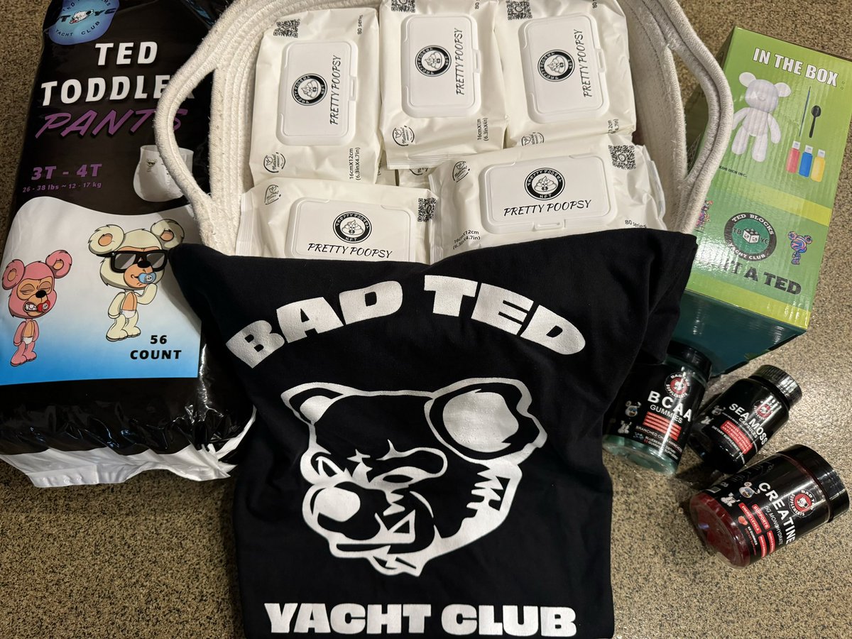 DOCofNFT's tweet photo. I’m #BadTed4Life!!!
Wipes, Toys, Supps and more are flying off the shelves across the GLOBE! 50% of the PROFITS will be returning to HOLDERS!
While other communities are singing “Kum ba ya”, TEDS ARE BUILDING💯
@TedsDen @BadTedYC #PTYC #TTYC #STYC #TEDBlocks #PrettyPoopsy https://t.co/0feD4yjGU7