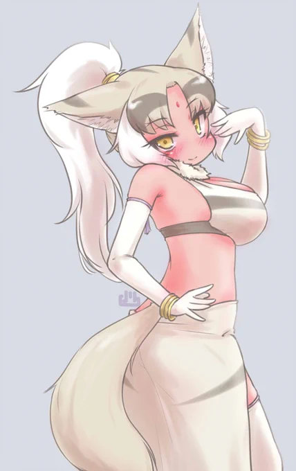 リク絵⑤ インドオオカミ