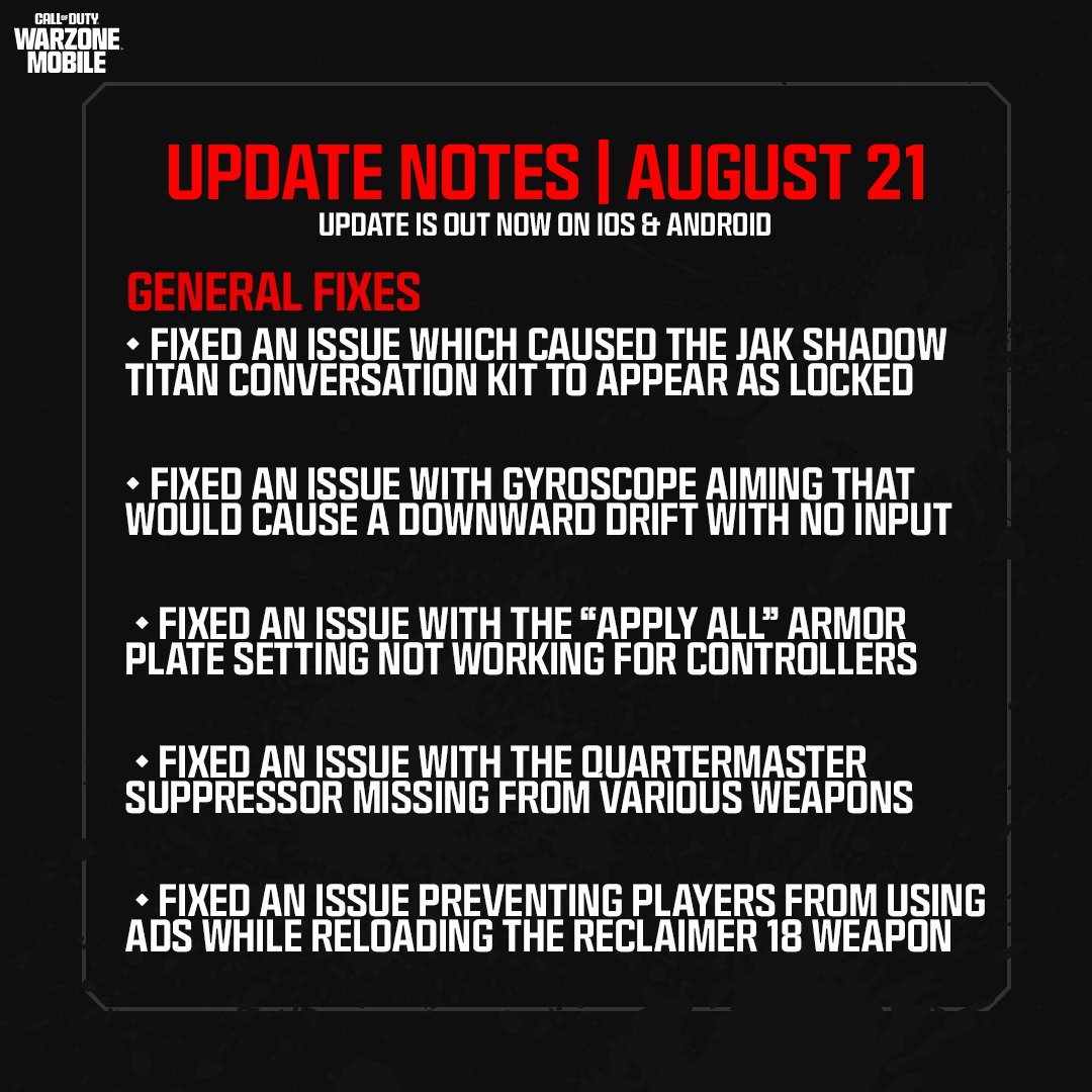 Call of Duty: Warzone Mobile tweet media