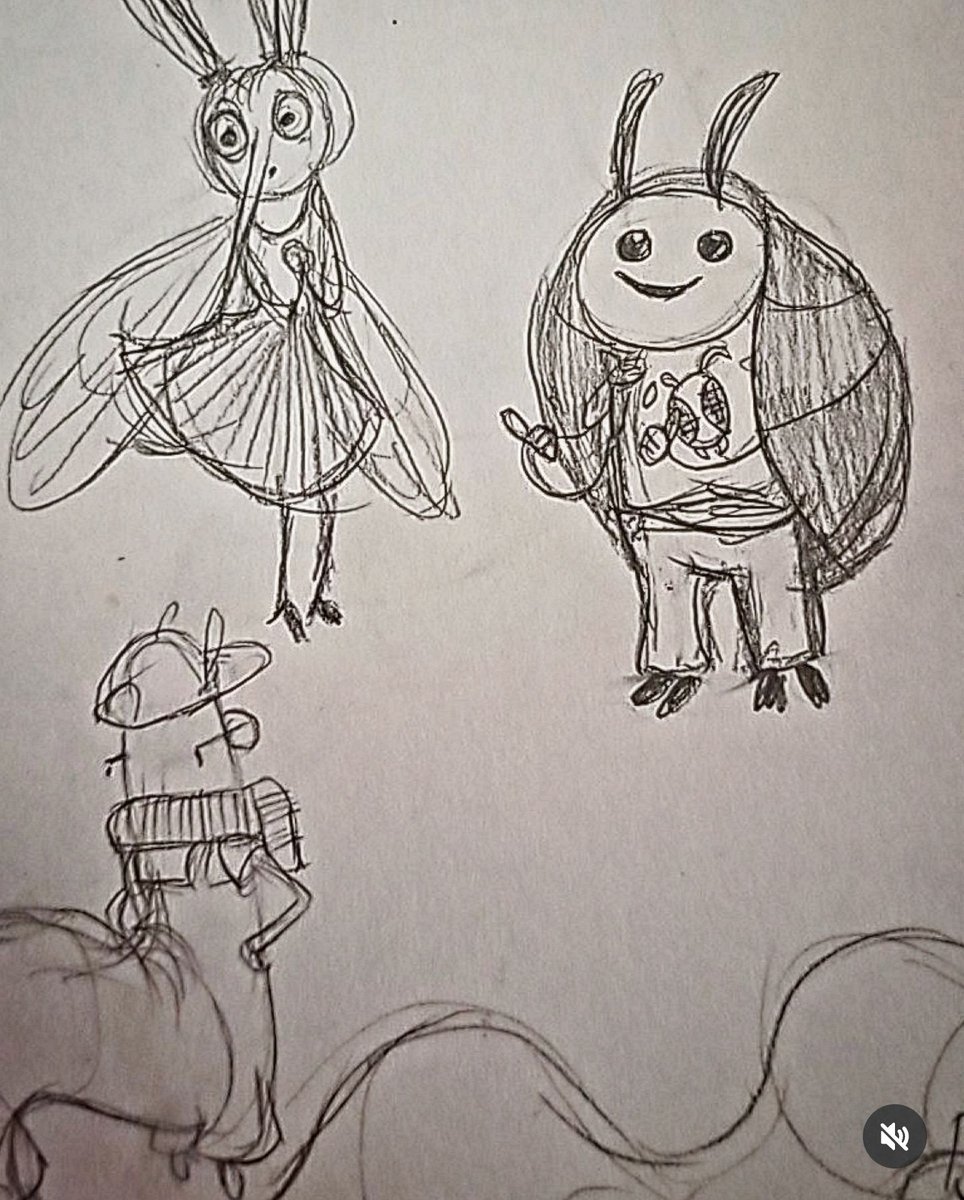 MaltoseMother's tweet photo. Gallery dump
#doodlebugs #caterpillar #beetle #maggot #oc #mosquito #rolliepollie #kidsbooks #bugs #smile #ladybug #traditionalart #christian #askcliffe https://t.co/zd2QUaJPcH
