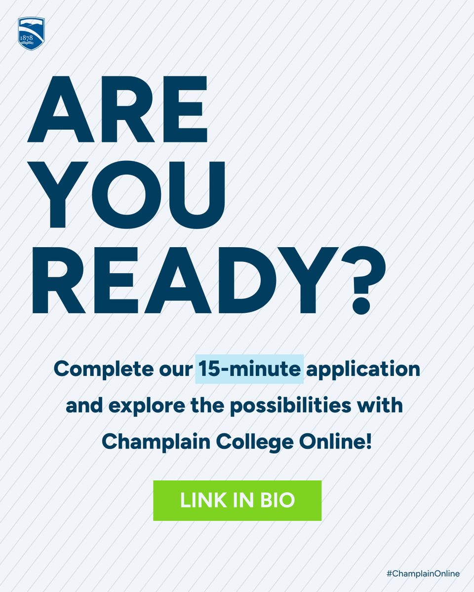 champlainonline's tweet image. 📝 Ready to apply for college? Our checklist simplifies the process! Learn how to research colleges, meet deadlines, and apply successfully. Start your journey with Champlain College Online today! bit.ly/3SOf2KG 

#CollegeApplication #ChamplainOnline #HigherEducation