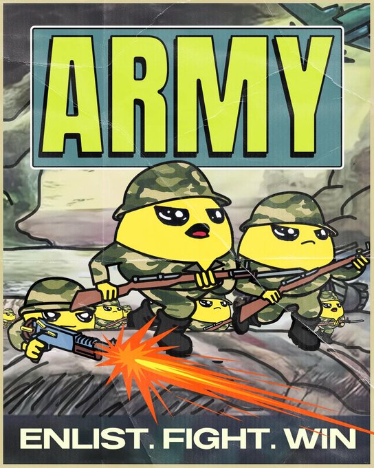 A wise man once said  "bet on people"  The $ARMY team is one of the best and most innovative promoters<a href="/tag/comedianstalktopornstars"class="tags"><span>#comedianstalktopornstars</span></a>