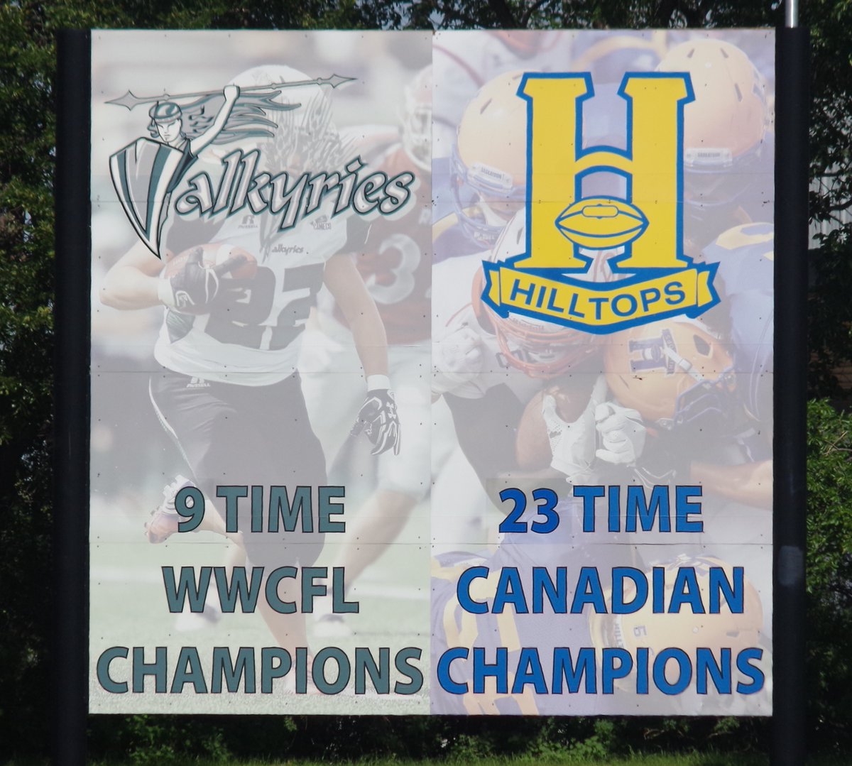 Gordie Howe Sports Complex (@gordiehowesport) on Twitter photo The @Valkyriesyxe and <a href="/SaskHilltops/">Saskatoon Hilltops</a> sign in the north end zone of Saskatoon Minor Football Field has been updated. The update has become an annual tradition that keeps going and going, and we are great with it. #GordieHoweSports. #PrideofHome. #Wearefamily. #Yxe. The @Valkyriesyxe and <a href="/SaskHilltops/">Saskatoon Hilltops</a> sign in the north end zone of Saskatoon Minor Football Field has been updated. The update has become an annual tradition that keeps going and going, and we are great with it. #GordieHoweSports. #PrideofHome. #Wearefamily. #Yxe.