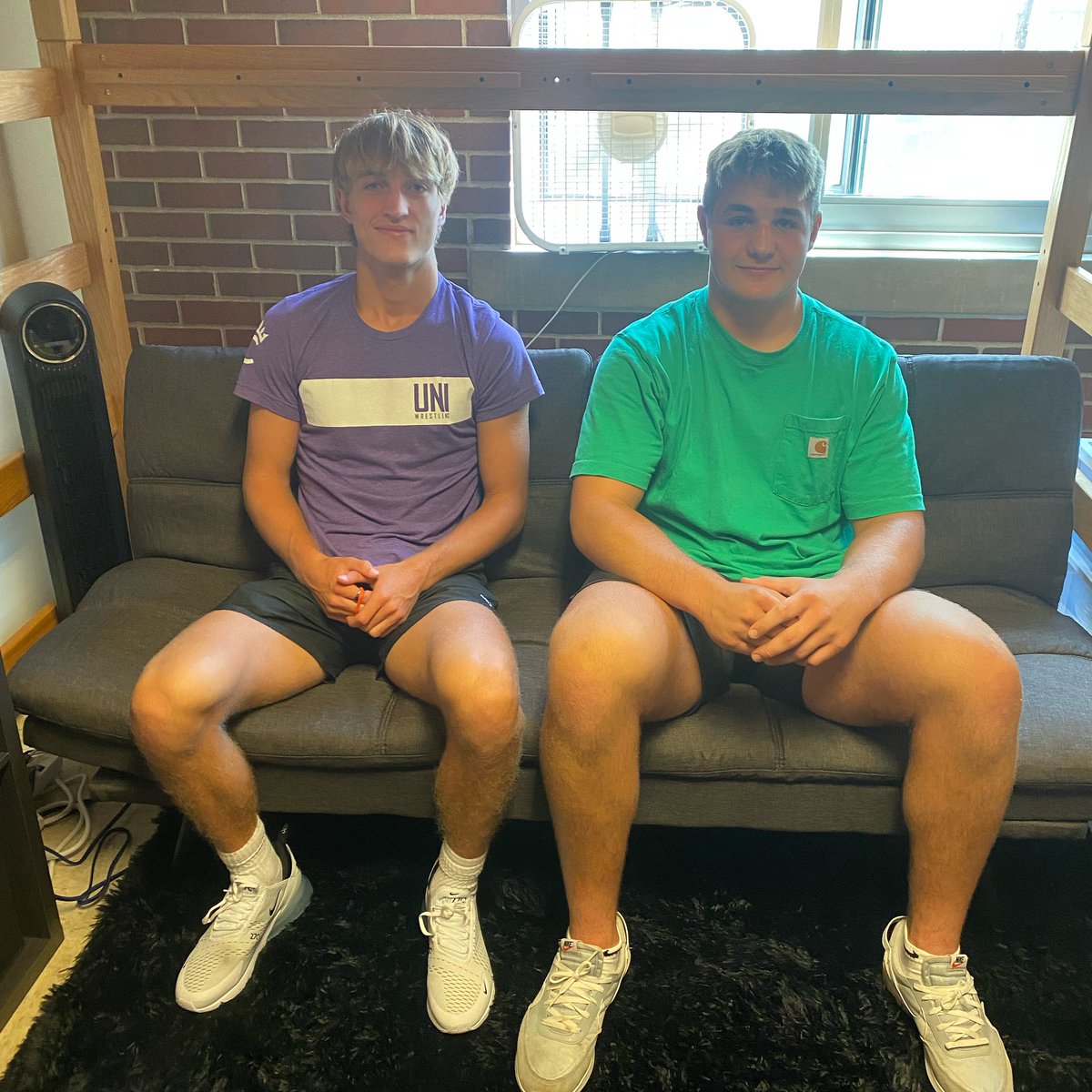 UNI_wrestling's tweet photo. Welcome Panthers @CarterFreeman23 and @GrantStromberg1 to campus!!! 

#PantherTrain l #EverLoyal https://t.co/jXAST2Bbzt