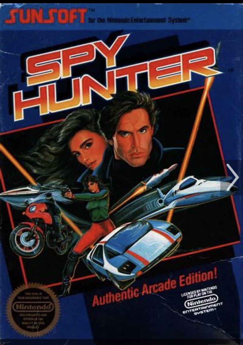 bwon35's tweet photo. Nintendo Wednesday……..Spy Hunter (1987)……@RetroBlastUS…..@TheRetroRoomRoo……@Retro_Graders……#nintendowednesday……#ilovethe80s……#wedNESday…….#spyhunter……#sunsoft……#sunsoftgames……#nintendoforever……. https://t.co/i7Slt0czjY