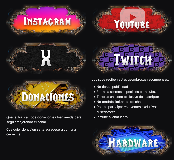 ElC4rton's tweet photo. Listo, nuevos paneles en Twitch y Kick sobre world of warcraft! https://t.co/oJEIRKHjGF