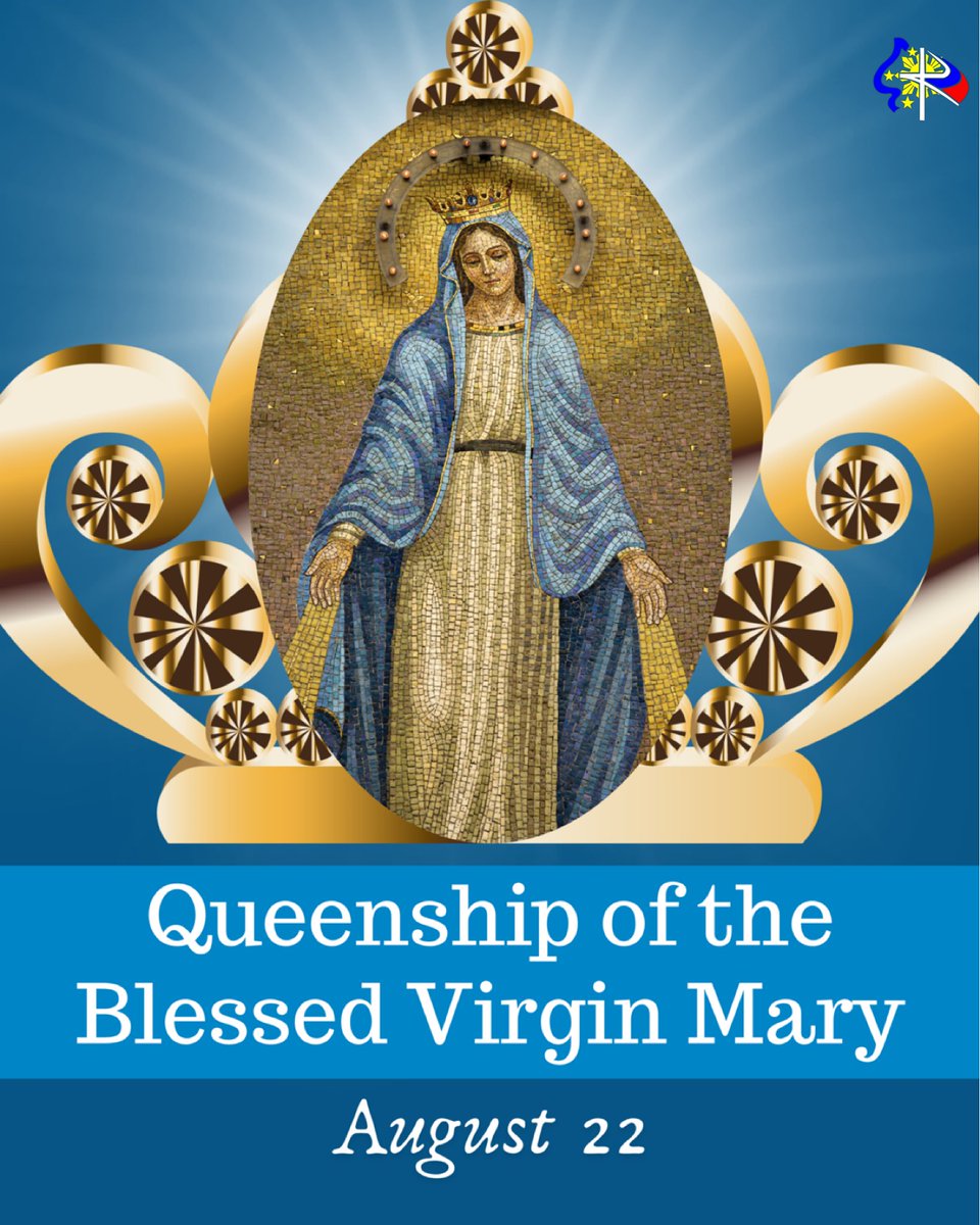 katolikongpinoy's tweet photo. Happy Feast Day of the Queenship of the Blessed Virgin Mary! 🙏 #AveMaria https://t.co/vry8xMdLZl