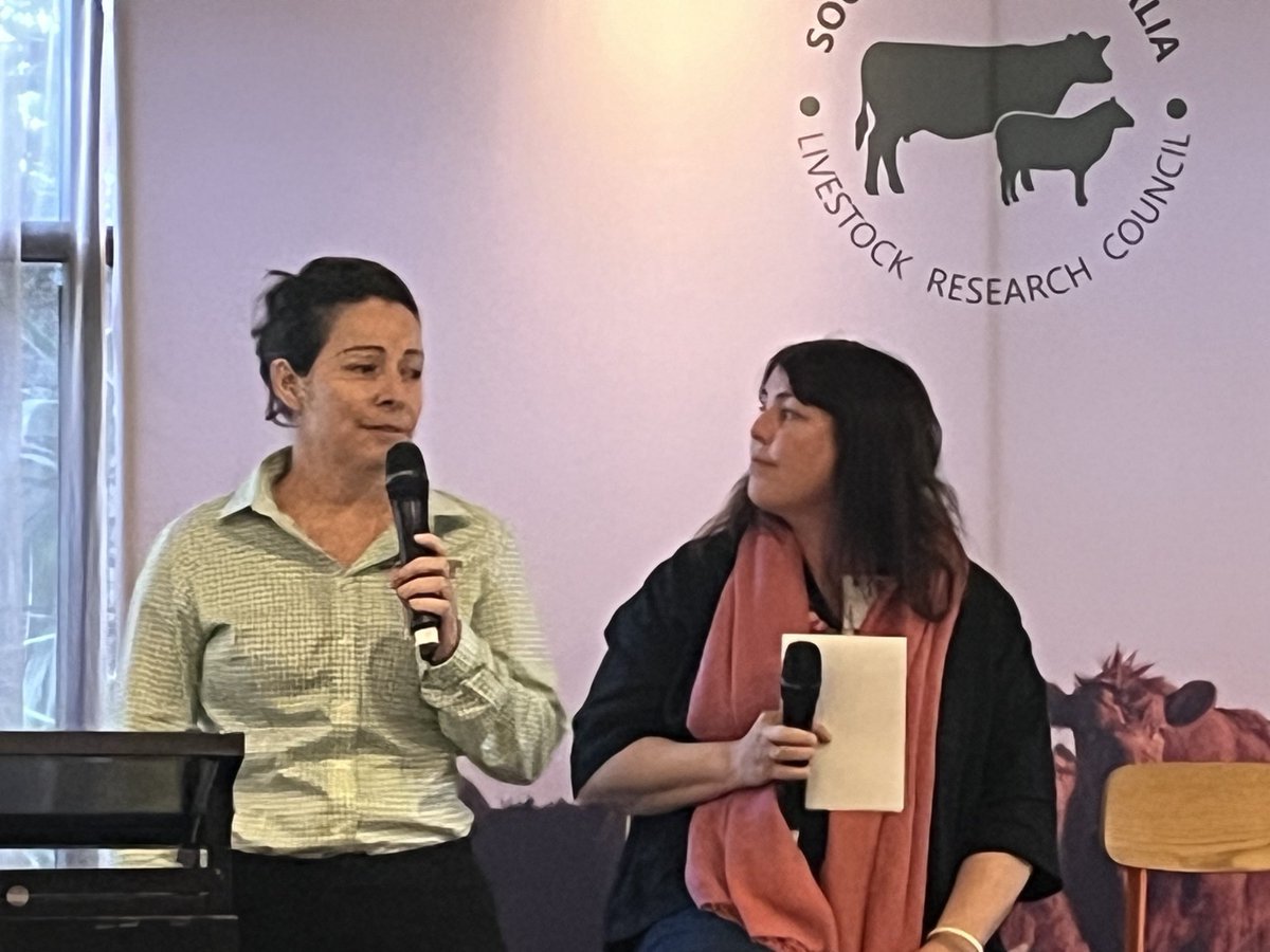 Day two of Livestock 2024. Dr Liz Heagney and Allison Mudford share the story of co-designing natural capital for productivity programs #L2024 #SustainableAgriculture