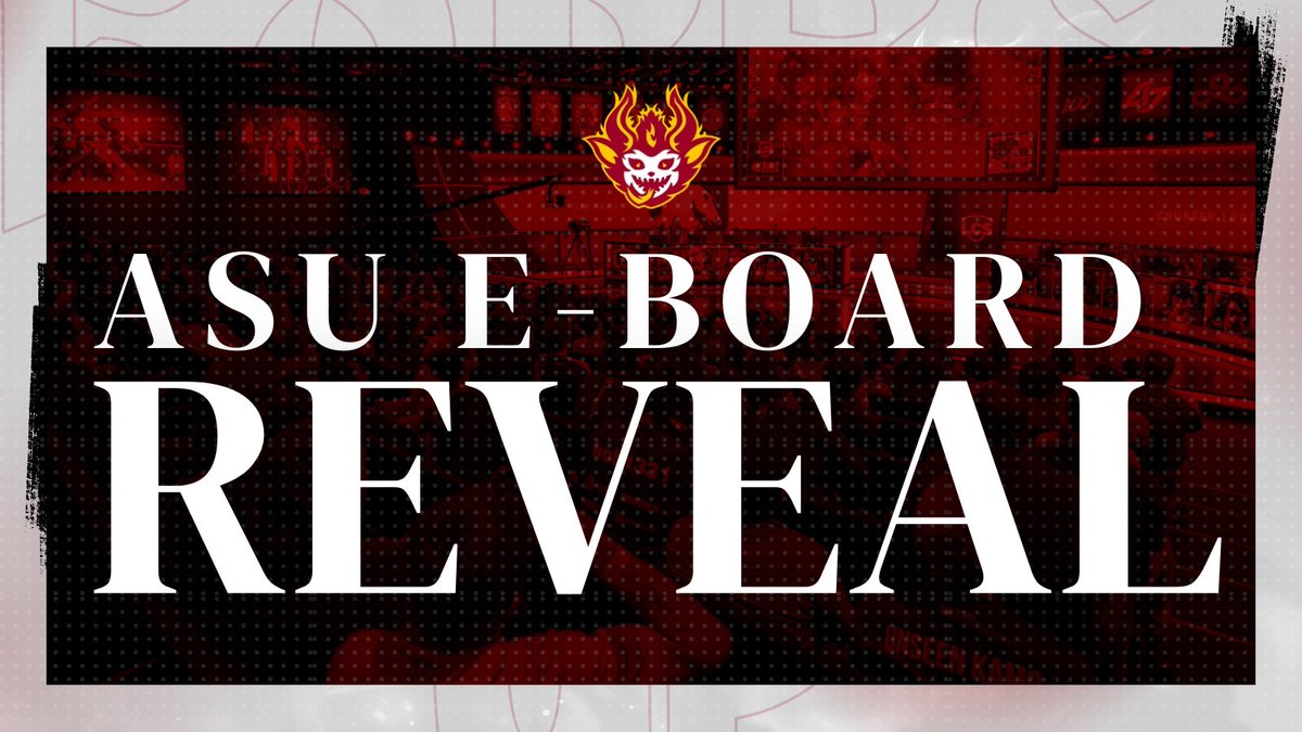 ASULeague's tweet image. Introducing our ASU E-Board for this year 😈 #ForksUp #DevilsInTheDetails