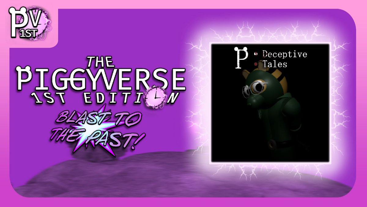 ThePiggyverse's tweet photo. The Dark Lord himself has brought something upon this world... now we let the fun begin! 🦊
P: DECEPTIVE TALES joins The Piggyverse: Blast to the Past! Come back on the 23rd for the 4th to last game reveal!
#Piggyverse #PiggyverseBTTP https://t.co/4yTQNk7lpy