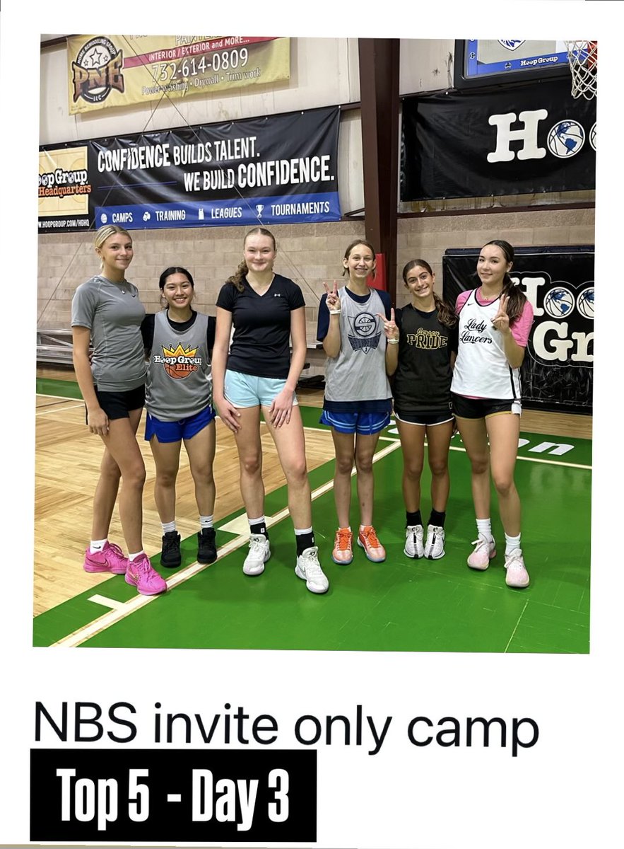 TOP 5 at NBS INVITE 

Addy Nemcheck - WE OFF

Ava FAJARDO - Stud

Savannah Seawell- did it all

Sophia Rude- 7th grader .. only 1st time in 23 years

Calista Vowteras- Manasquan baby

Madison Kocis - make it 3 days in a row