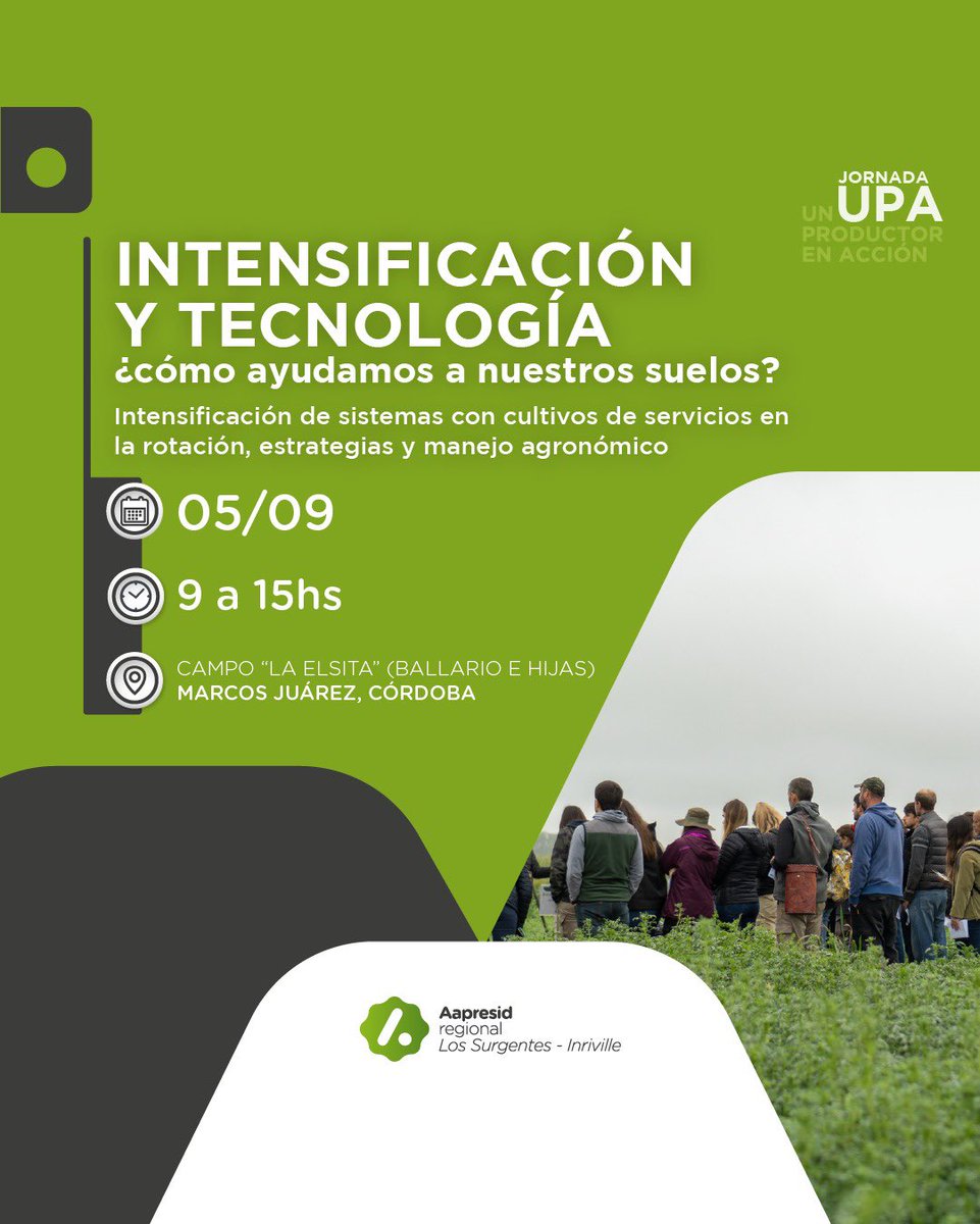 Aapresid Los Surgentes-Inriville tweet media