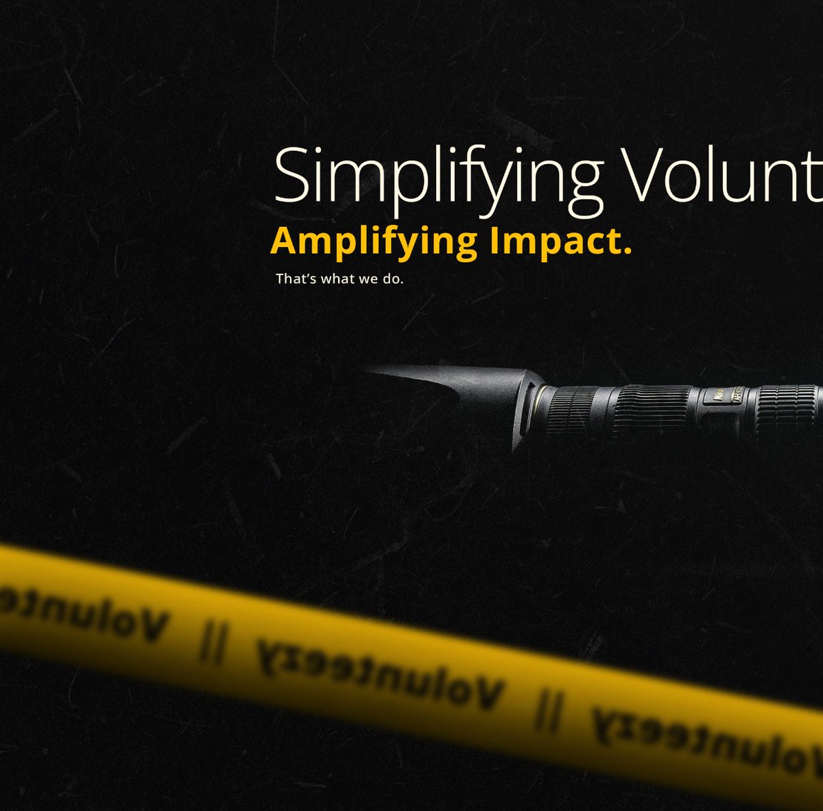 volunteezy's tweet photo. "Simplifying volunteering, amplifying impact."

At Volunteezy, we believe that volunteering should be easy, accessible, and effective. 

Our platform connects you with opportunities to make a real difference, while amplifying the impact of your efforts.

#Volunteezy https://t.co/nI1xtKFmnk