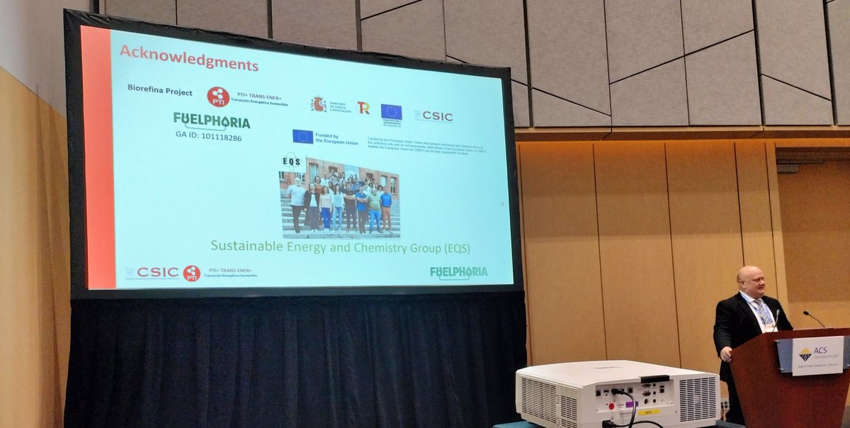 <a href="/SilviaMorales_R/">Silvia Morales</a> and <a href="/JMCamposMartin/">Jose Miguel Campos Martín</a> investigadores de nuestro proyecto están participando en #ACSFall2024 <a href="/AmerChemSociety/">American Chemical Society</a> presentando resultados de su investigación y de este proyecto.