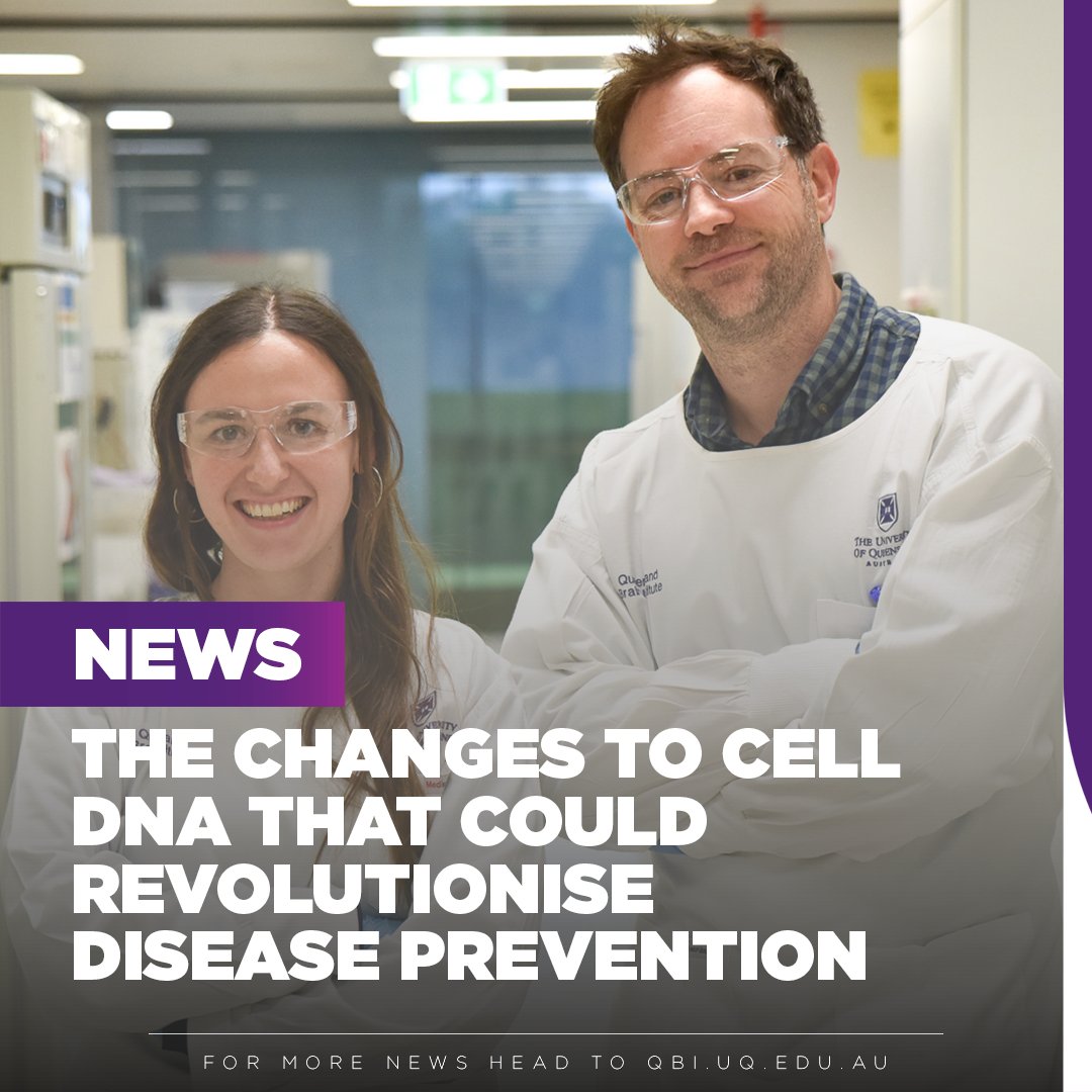QBI researchers have discovered a DNA mechanism that controls how disease-causing mutations are inherited.

Dr. Anne Hahn and A/Professor Steven Zuryn believe this could lead to therapies that prevent heritable and age-related diseases.

Read: bit.ly/3Mhm5Yu

<a href="/ZurynLab/">Zuryn Lab</a>