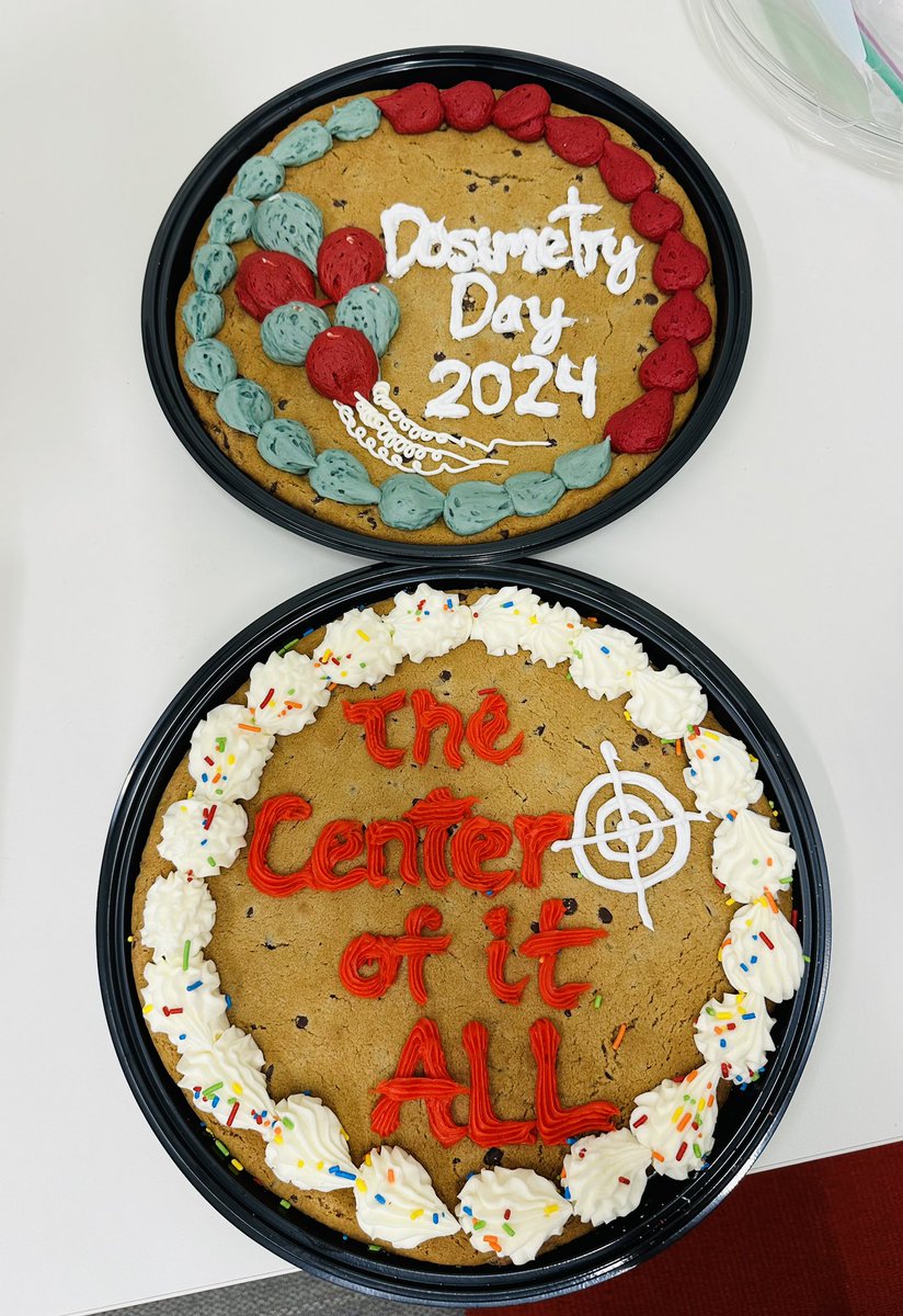 Happy National Dosimetry Day to the best team in the land! It’s a joy to celebrate you at #thecenterofitall!

#AAMDmedicaldosimerty #dosimetryday