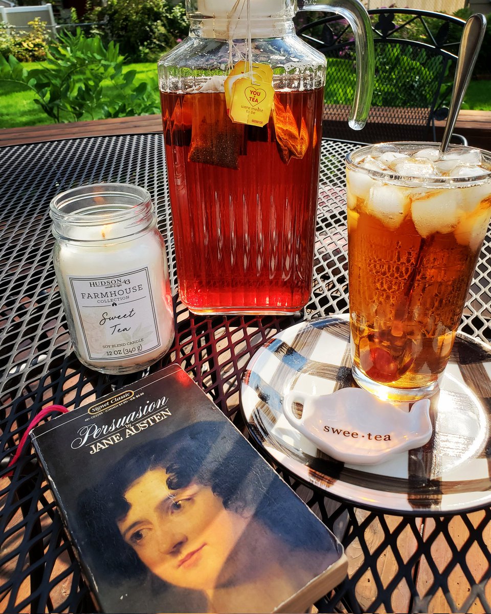 JASNA_EWANID's tweet image. "'I shall soon be rested,' said Fanny; 'to sit in the shade on a fine day, and look upon verdure, is the most perfect refreshment.'"
~Jane Austen
"Mansfield Park"
Ch. 9
#NationalSweetTeaDay #JaneAusten #SweetTea #MansfieldPark