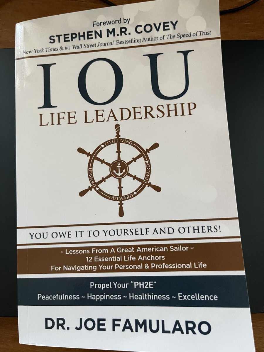 This week’s book recommendation. Very comprehensive leadership book to become a better leader of yourself and then leading a team, school, family, and organizations. #Leadership ⁦<a href="/DrjoeFamularo/">Dr. Joe Famularo</a>⁩ ⁦<a href="/StephenMRCovey/">Stephen M. R. Covey</a>⁩ ⁦<a href="/DarrinMPeppard/">Darrin M Peppard Ed.D. #RoadToAwesome</a>⁩ ⁦<a href="/jdprickett/">Dr. Jeff Prickett</a>⁩