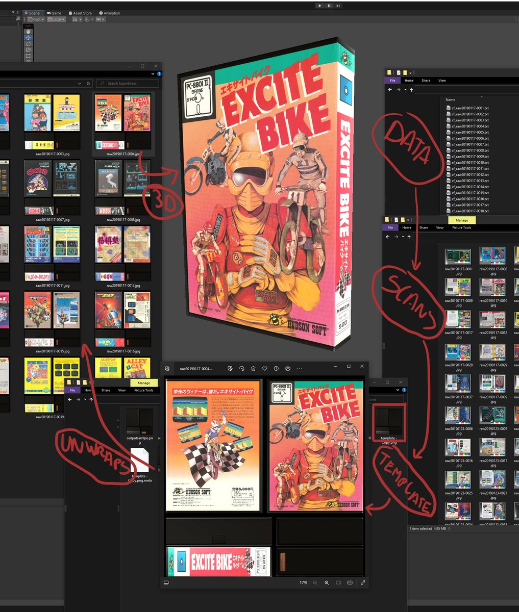 The scans to 3D model pipeline 🥰
#preservation