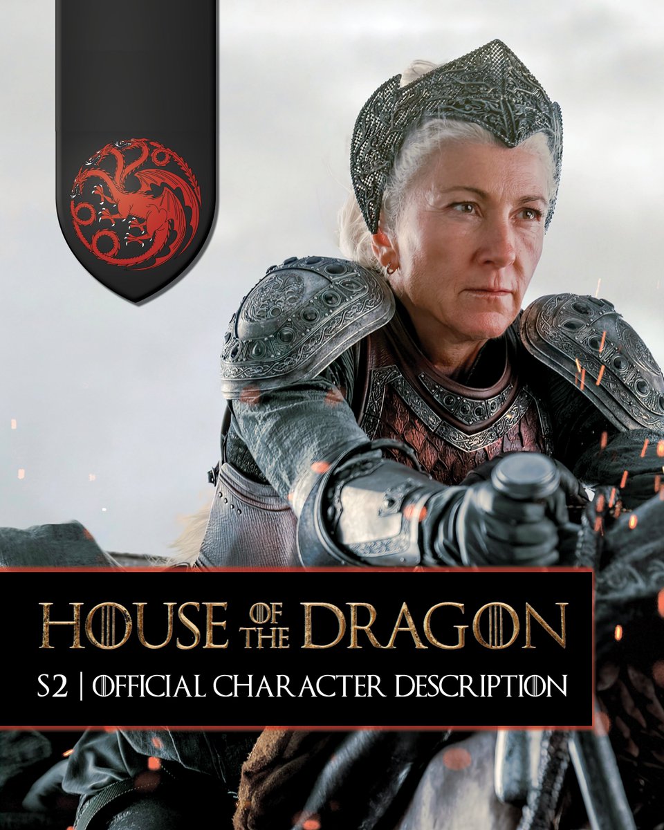 theKomixBro's tweet photo. House of the Dragon (4K UHD) S2 Official Character Description for Princess Rhaenys Targaryen / Eve Best!
💥LIKE & RETWEET💥
#4K #HOTD #HOTDS #HOTDS2 #ASOIAF #AKOTSK #EveBest #DemDragons #4kwallpaper #TeamBlack #GameOfThrones #AegonIITargaryen #rhaenystargaryen #HouseoftheDragon #HouseoftheDragonS2