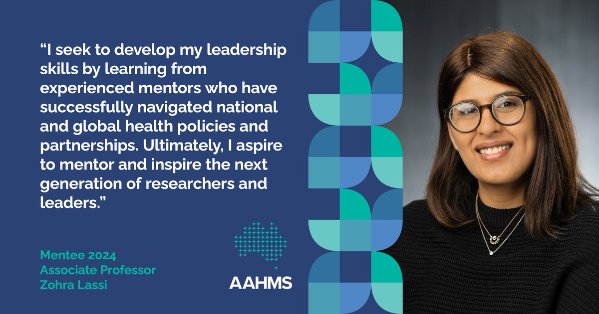 Australian Academy of Health and Medical Sciences (@aahms_health) on Twitter photo Associate Professor Zohra Lassi of <a href="/UniofAdelaide/">Uni of Adelaide</a> will be mentored by #AAHMSFellow <a href="/alisonlkitson/">Professor Alison Kitson</a>. <a href="/ZohraLassi/">Zohra Lassi PhD - زہرہ</a> is an internationally recognised epidemiologist specialising in reproductive, maternal, newborn, child, and adolescent health and nutrition. aahms.org/news/academy-w… Associate Professor Zohra Lassi of <a href="/UniofAdelaide/">Uni of Adelaide</a> will be mentored by #AAHMSFellow <a href="/alisonlkitson/">Professor Alison Kitson</a>. <a href="/ZohraLassi/">Zohra Lassi PhD - زہرہ</a> is an internationally recognised epidemiologist specialising in reproductive, maternal, newborn, child, and adolescent health and nutrition. aahms.org/news/academy-w…