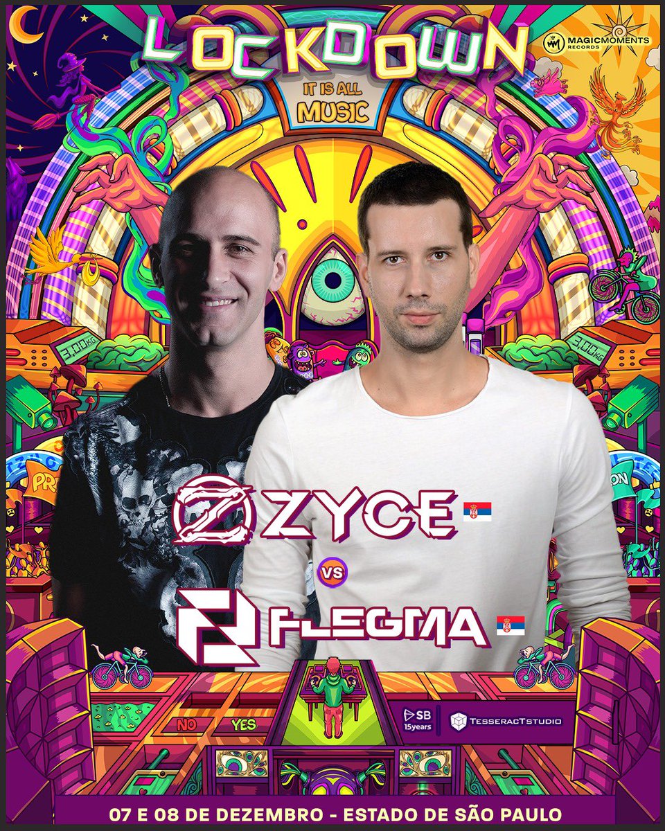 ZYCE vs FLEGMA 🇷🇸

Um dos “VS” mais icônicos do Progressive Psytrance mundial!!
