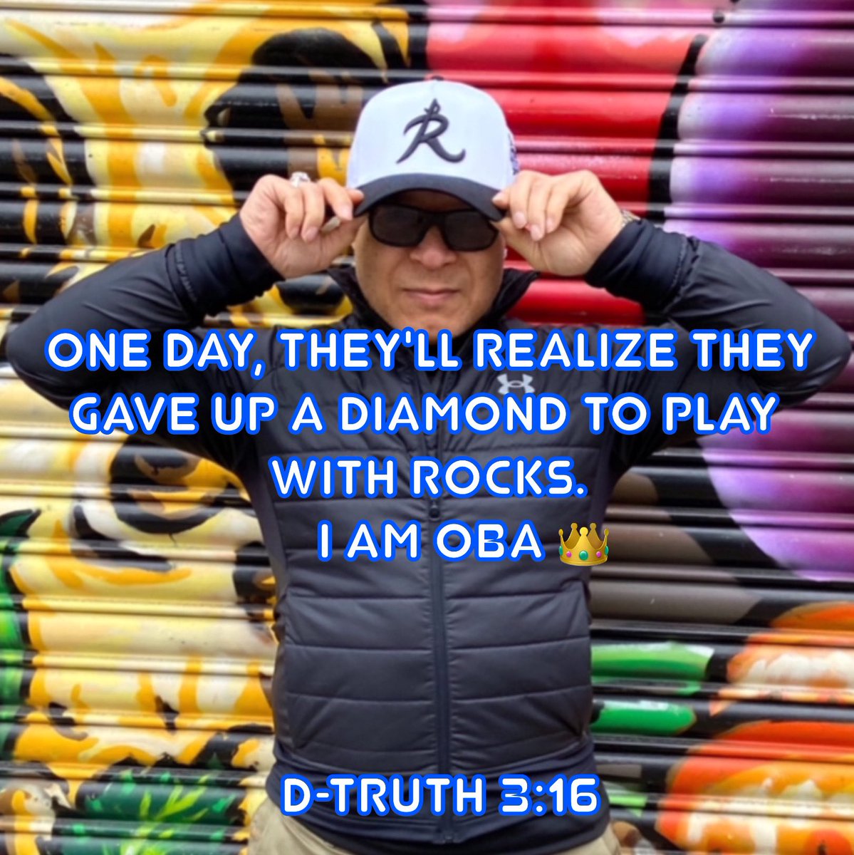DennisDeemac's tweet photo. Kick Rocks Crazy horse 🎯
I am Oba 👑
D-Truth 3:16 https://t.co/RnzU15DXMS