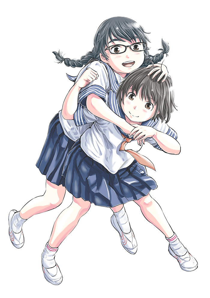「「もういっぽん!」1巻カバーイラスト。記念すべき1巻目。打ち合わせで、「最初はキ」|村岡ユウ（もういっぽん！マンガクロス4/6）のイラスト