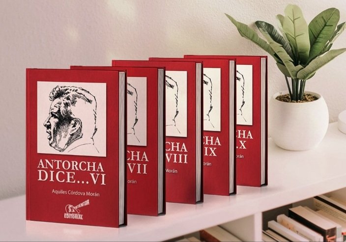 EstherRoque13's tweet photo. Editorial estentor publica magníficos volúmenes de #AntorchaDice dónde el Ing. Aquiles Córdova analiza de manera precisa los hechos ocurridos del 2000 al 2009. Un analisis desde el punto de vista materialista de la historia, desmintiendo las mentiras de los politicos. https://t.co/uW9fR0Smjr