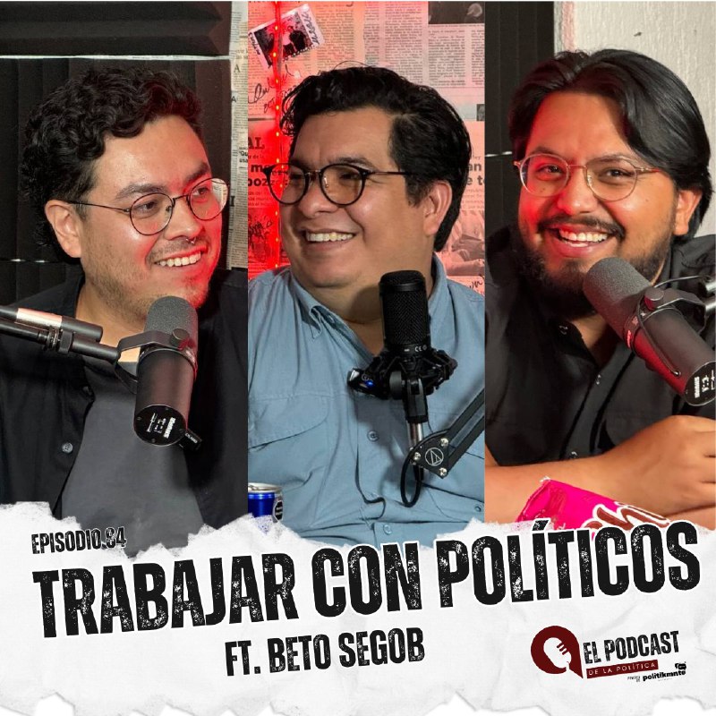 Politikmnte's tweet image. 84. Trabajar con políticos ft. Beto Segob - El Podcast de la Política 🎙️

En este episodio de #ElPodcastDeLaPolítica platicamos de lo bello y a la vez frustrante de TRABAJAR CON POLÍTICOS. 🤡🔥

Ve este nuevo episodio con @miguelvicenter, @Maxperal y @BetoSegob en nuestro canal…