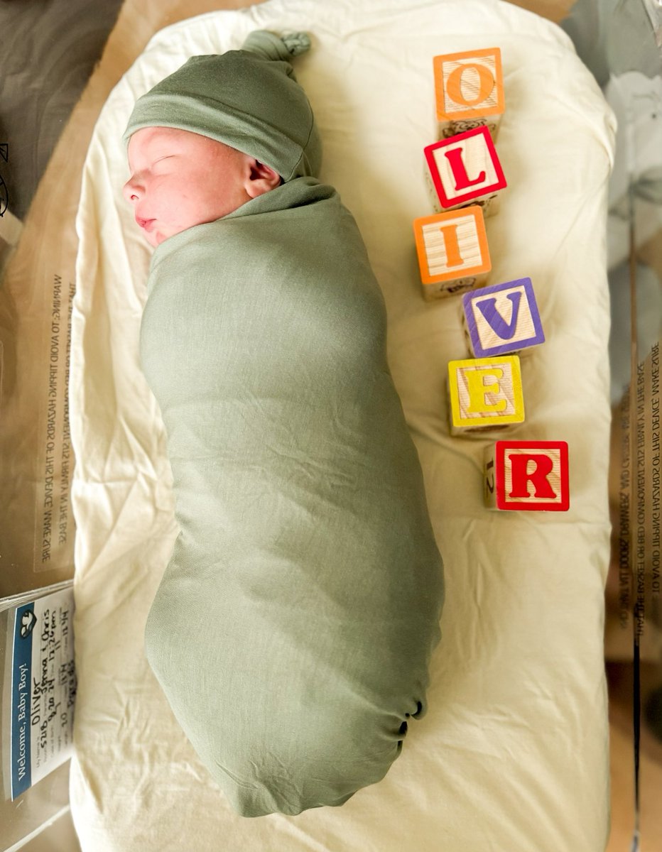 nationofchris's tweet photo. Welcome to the world Oliver Grey Nation. 
August 20, 2024. 
7lbs, 8oz. 
Living his best life. https://t.co/EBseInIdkk