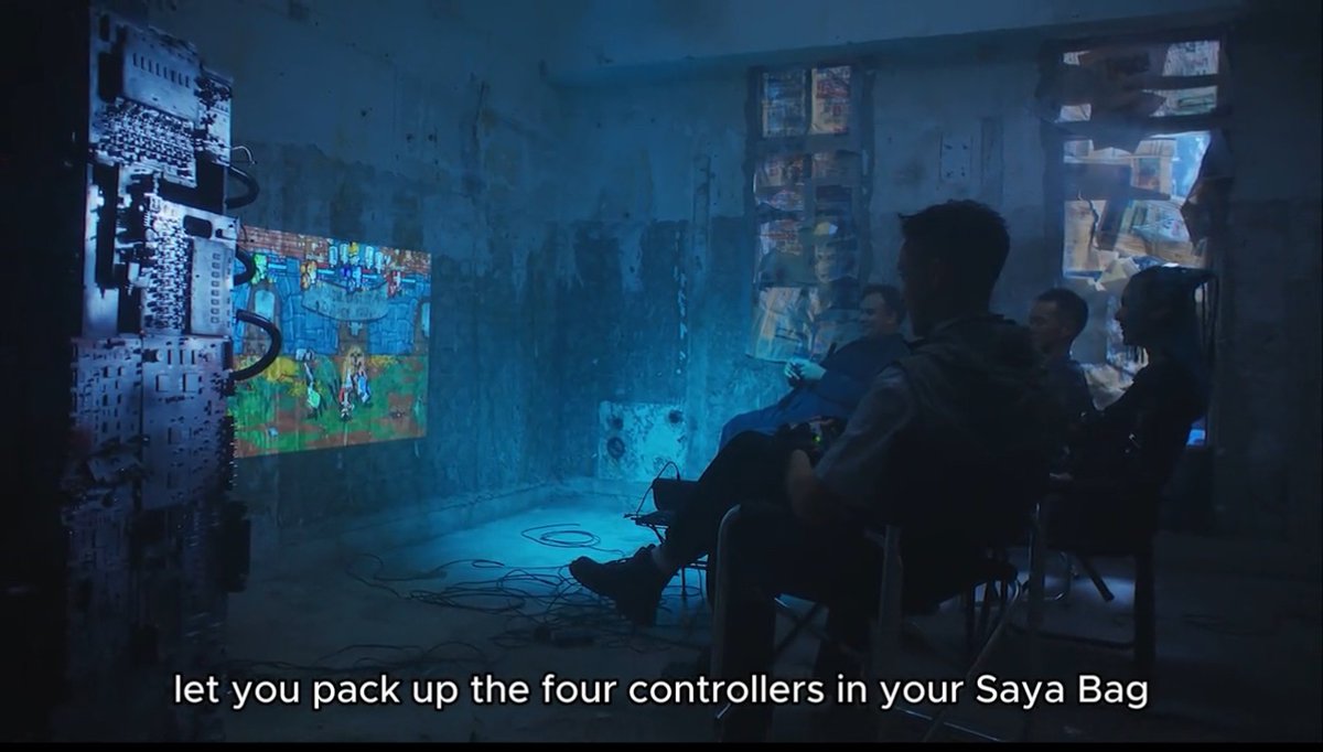 TwoButtonCrew's tweet photo. @GenkiThings I’m guessing the next product is a low-lag gaming projector 🤩 https://t.co/0PCP24qINr