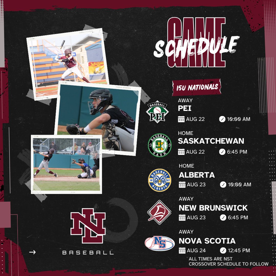 Our 15U Provincial Team is at the Ray Carter Cup this weekend in Laval, Quebec 📍

Follow along with the team ⤵️
🔗 15uboys.baseball.ca
📊 bit.ly/4dSD6no
📺 Available on GameChanger

#BCanNats24