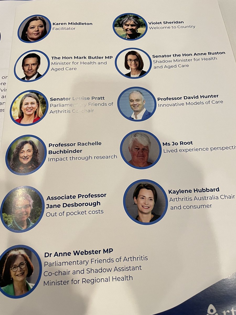 Ged Kearney, Assist. Health Minister opened the Parliamentary Summit on better care for arthritis &amp; musculoskeletal conditions. She confirmed the government’s commitment to support the millions of Australians who live with a musculoskeletal condition.