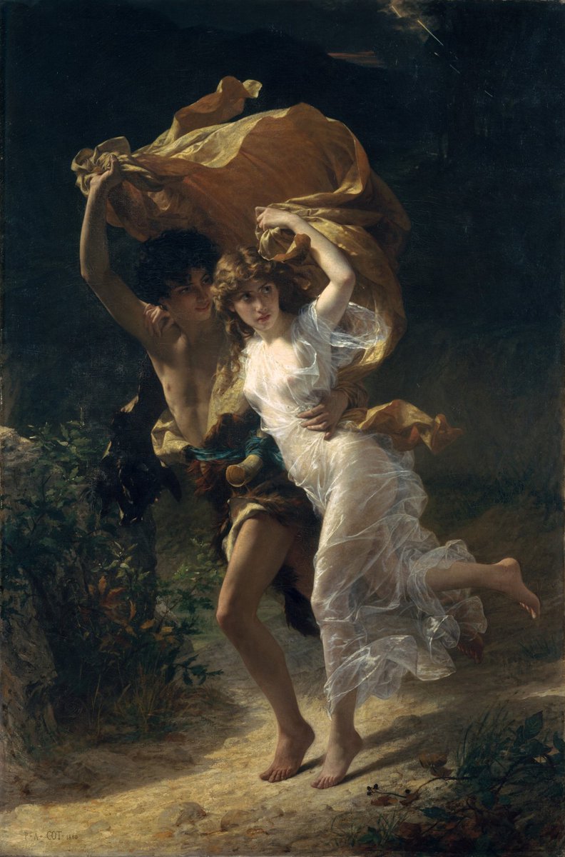 solisolsoli's tweet photo. The Storm, 1880, by Pierre-Auguste Cot https://t.co/owCiAzq3wk