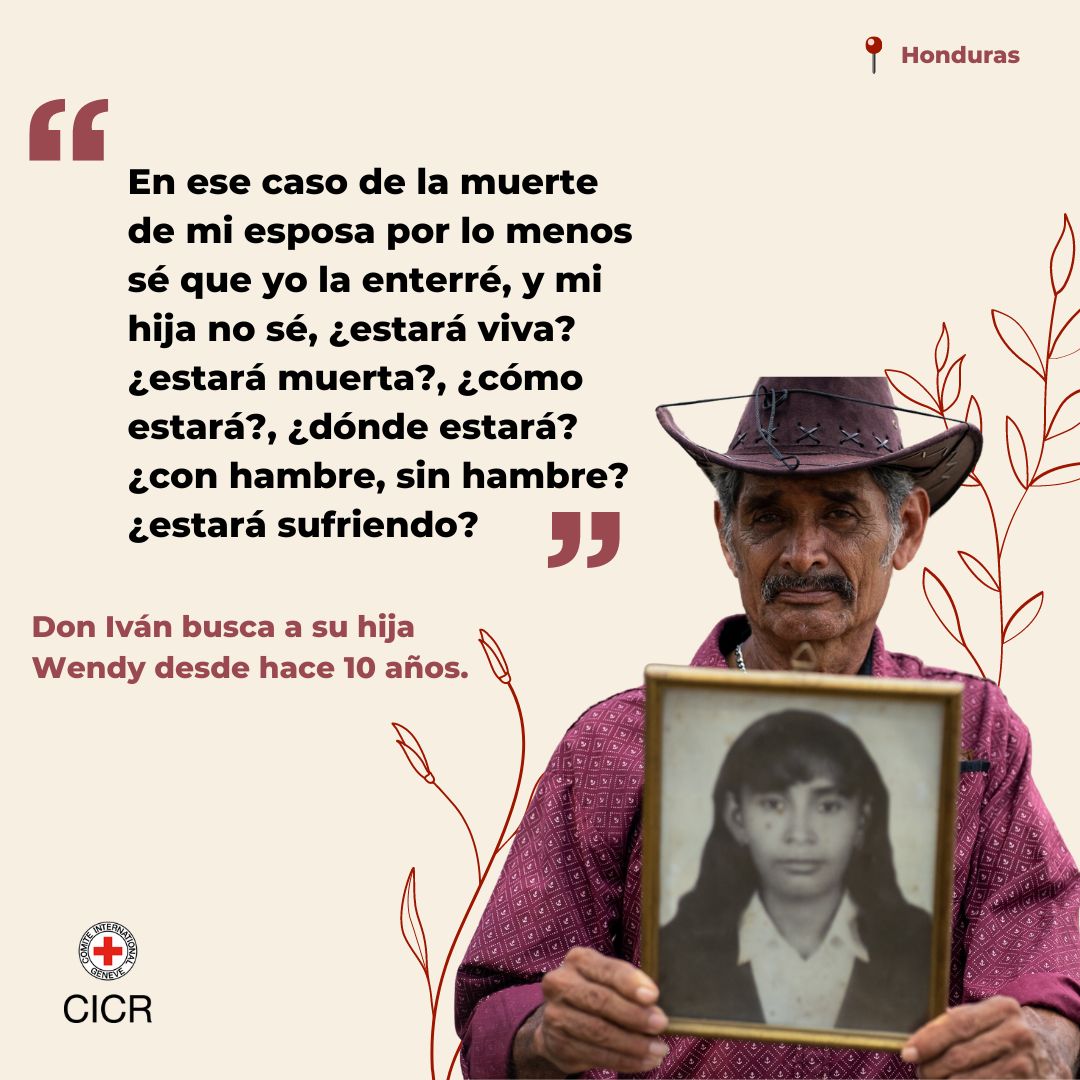 ❤️ Ninguna persona debería partir sin saber qué ocurrió con su ser querido desaparecido.

La exhibición #TejerMemoria rinde homenaje a quienes partieron con el dolor de la incertidumbre y recuerda la importancia de responder a la necesidad de saber de los familiares.

<a href="/CICR_DRMX/">CICR México y América Central</a>
