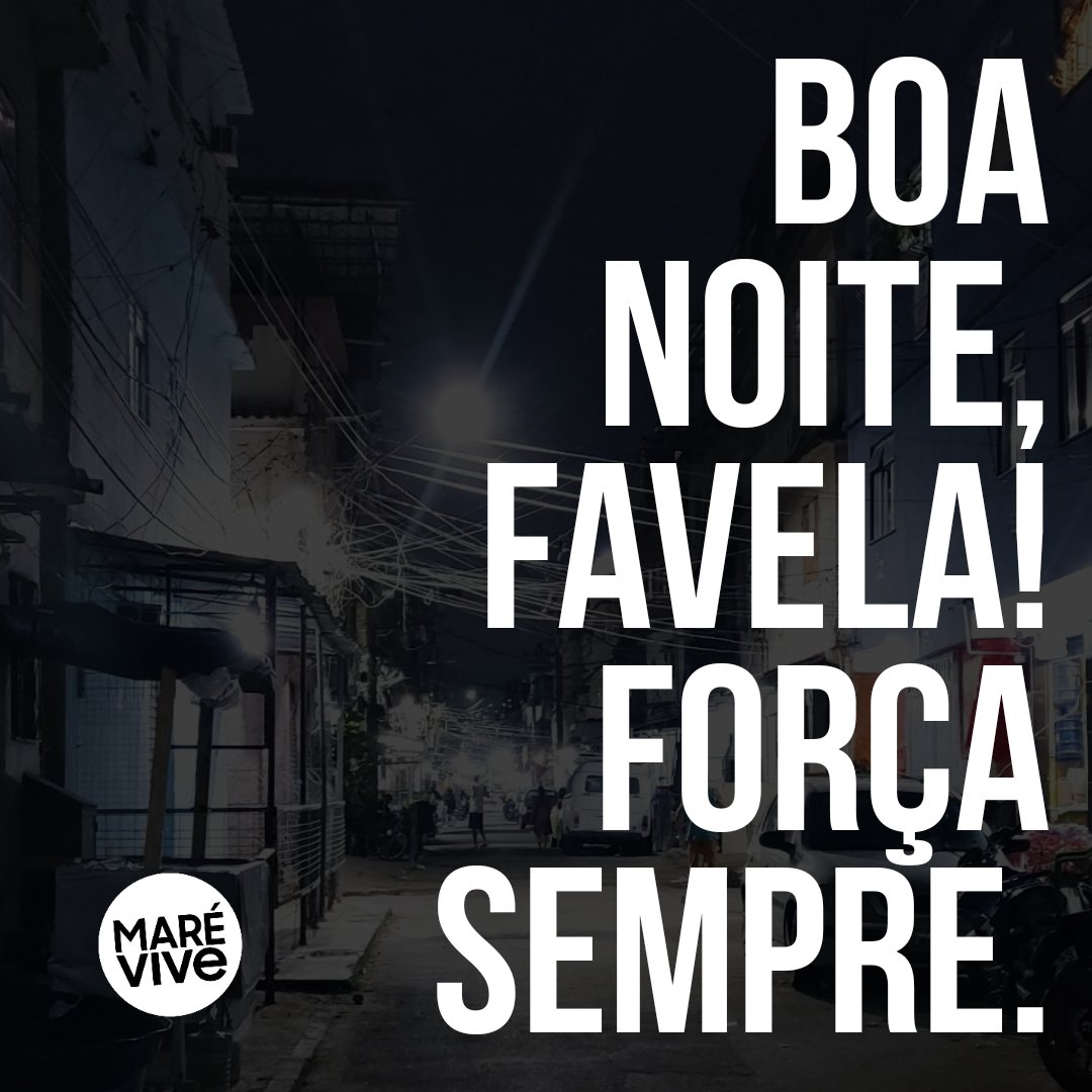 Favela, as coisas podem não estar boas, mas somos e temos a força e a resiliência pra poder recomeçar. 

Deus abençoe nossas vidas.

#marevive