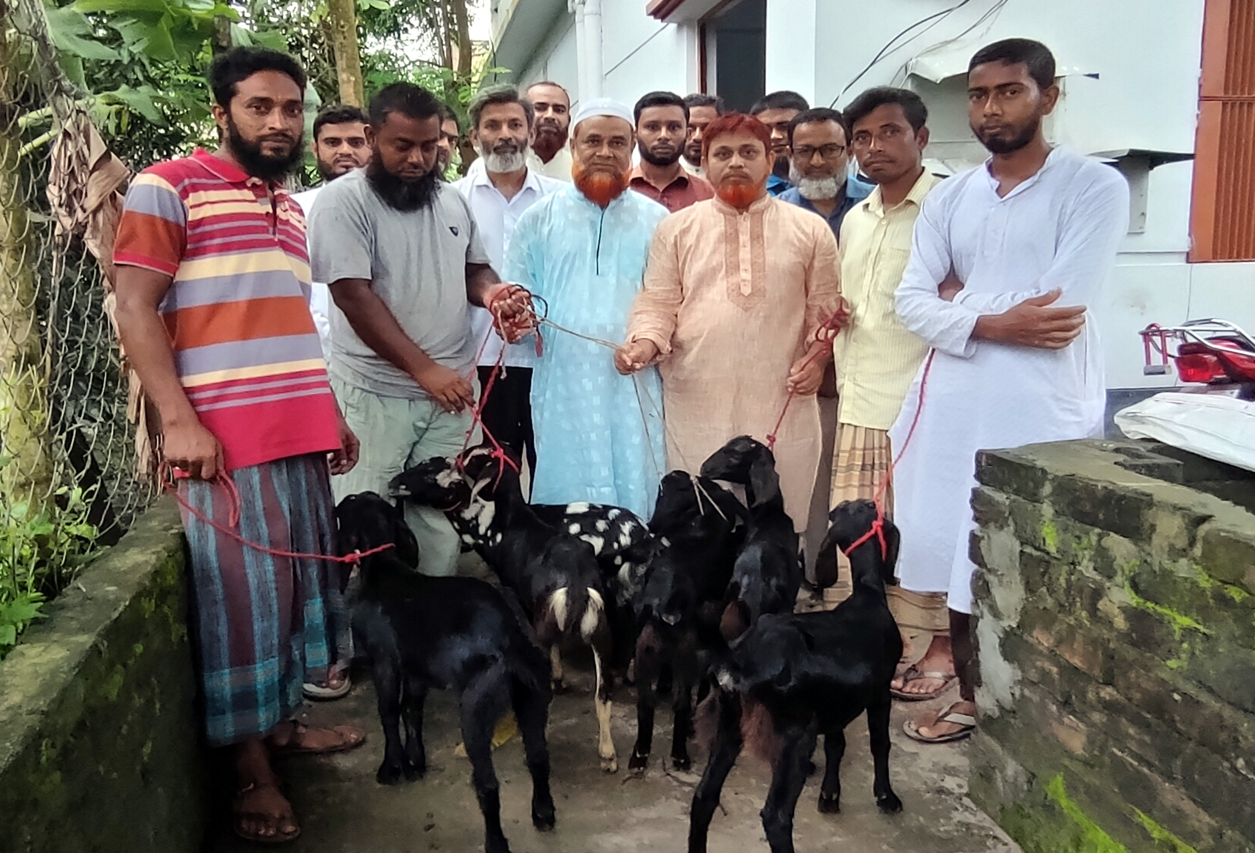 নওগাঁর রাণীনগরে জামায়াতে ইসলামীর পক্ষ থেকে ছাগল বিতরণ