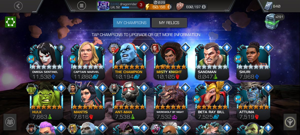 Decided to test out my newest champ - I love him, he's perfect. A difference of over 3k and he still shreds.