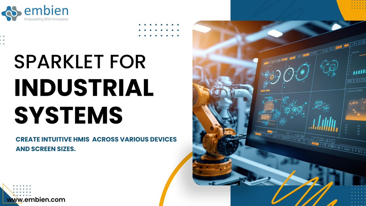 EmbienTech's tweet photo. Monitor and manage a plethora of data with intuitive and efficient screens and widgets in your #industrialHMIs.

Check out our #Sparklet #GUIlibrary for a next-gen #GUIdevelopment for #embeddedsystems.

Visit- https://t.co/Otp7TPKObH https://t.co/PlsHkYMY26
