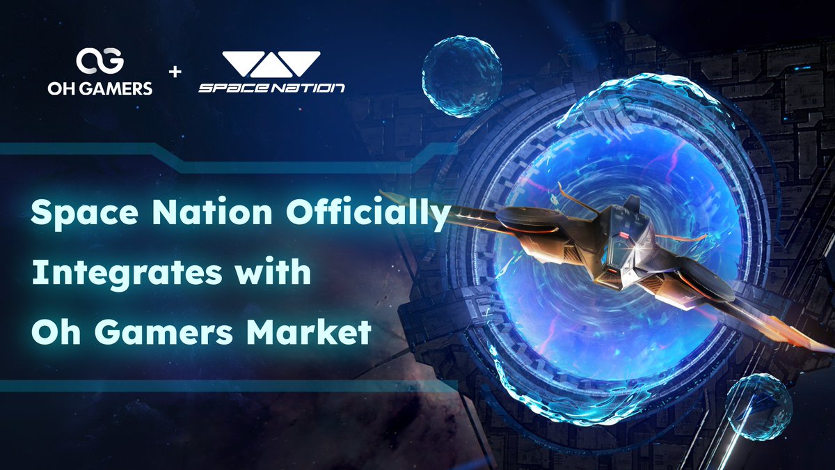 🥁 We are excited to announce that the Oh Gamers Market is now live, and <a href="/SpaceNationOL/">Space Nation 🛸</a> has officially integrated with Oh Gamers Market! Unveiling Web3 gaming's first Community-Governed virtual asset trading market! 🔥🎉

👉 Visit Oh Gamers Market now: market.ohgamers.org

🔁