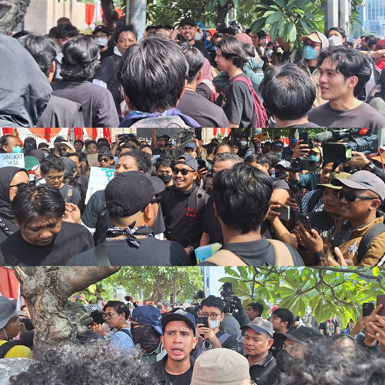 fhindo_id's tweet photo. Joko Anwar Sampai Para Komika sudah berkumpul di Depan Gedung DPR

Bang Radtya Dika Belum keliatan ini?

@jokoanwar @Arie_Kriting @bintangemon @abdurarsyad @AndovidaLopez

#gedungdpr #DPR #BintangEmon #JokoAnwar #RadityaDika https://t.co/pFIRAuCq0J