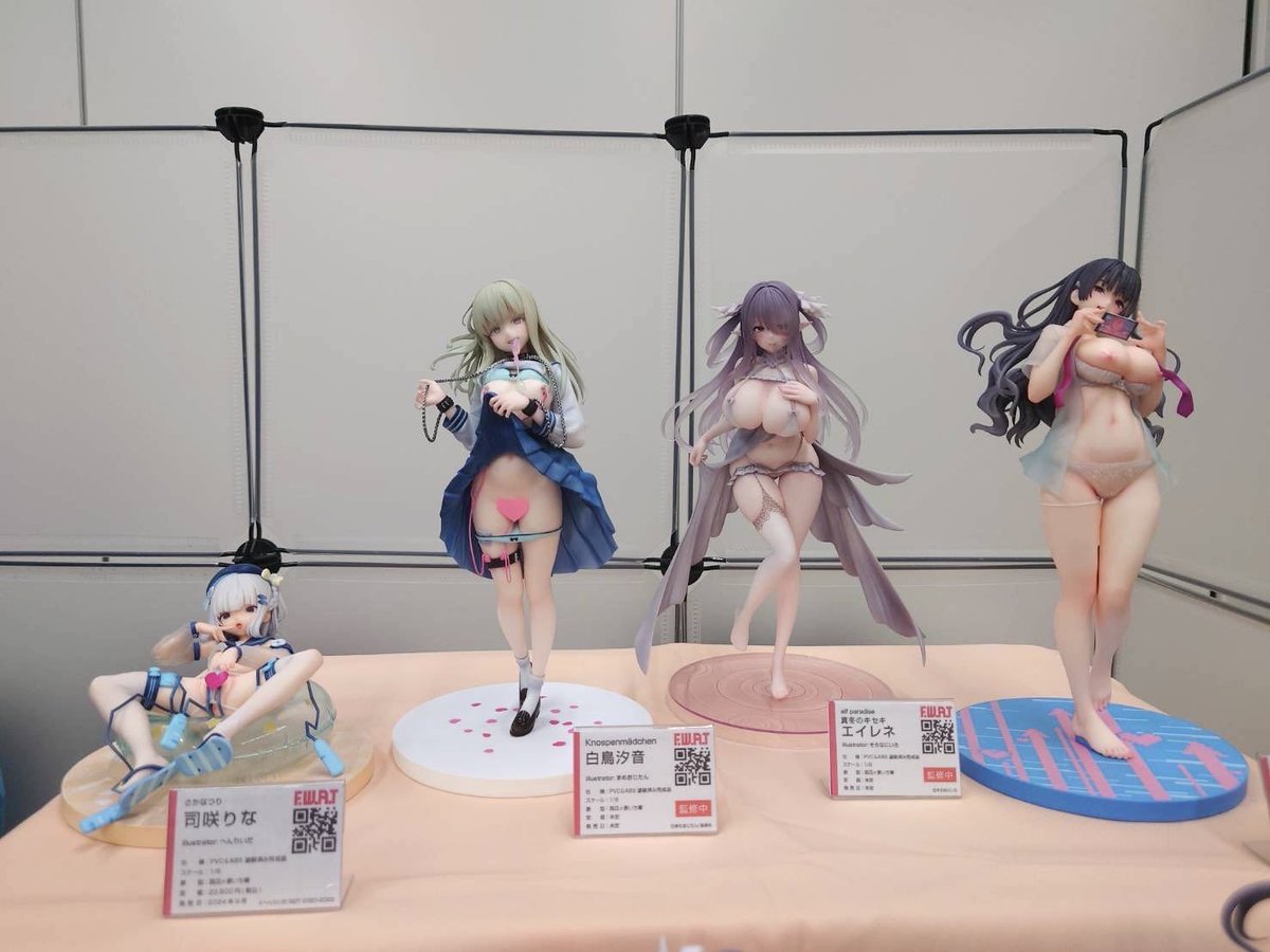 fwat_figure's tweet photo. ＼出展情報📢／

本日、F.W.A.Tはグッドスマイルカンパニー様主催の展示会【2024夏 ホビーメーカー合同展示会】にて出展中です💕

現在制作中のデコマスを展示しております✨✨
弊社製品の今後をお楽しみに～😆😆
#fwat https://t.co/Px5gEoSchD