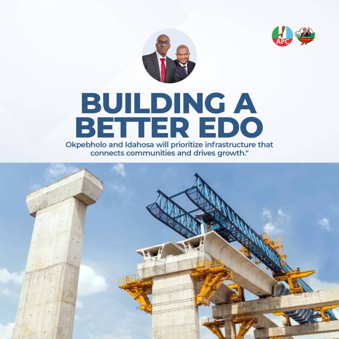 KingKizoOyas's tweet image. Building a Better Edo: Monday Okpebholo and Dennis Idahosa are committed to prioritizing infrastructure that directly benefits the people. 

#BuildingEdo #ProgressForAll #MondayOkpebholo #DennisIdahosa #Edo2024 #APCNewMedia