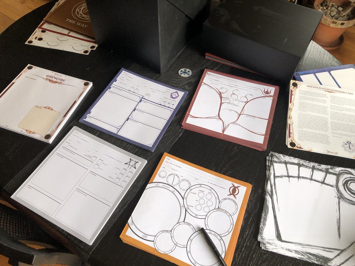 seankreynolds's tweet photo. Prepping for my #InvisibleSunRPG one-shot at GameHole Con this year! Two slots are still open, just sayin…
https://t.co/tWYpr6FrHz https://t.co/1YZhj0iSrO